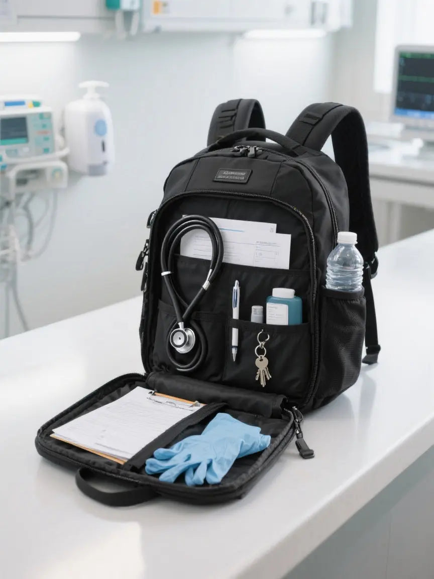 MOCHILAS ELITE: ORGANIZACIÓN Y PODER EN CADA GUARDIA: exclusivamente para profesionales doctoras, enfermeras, etc. que lo llevan todo con determinación.