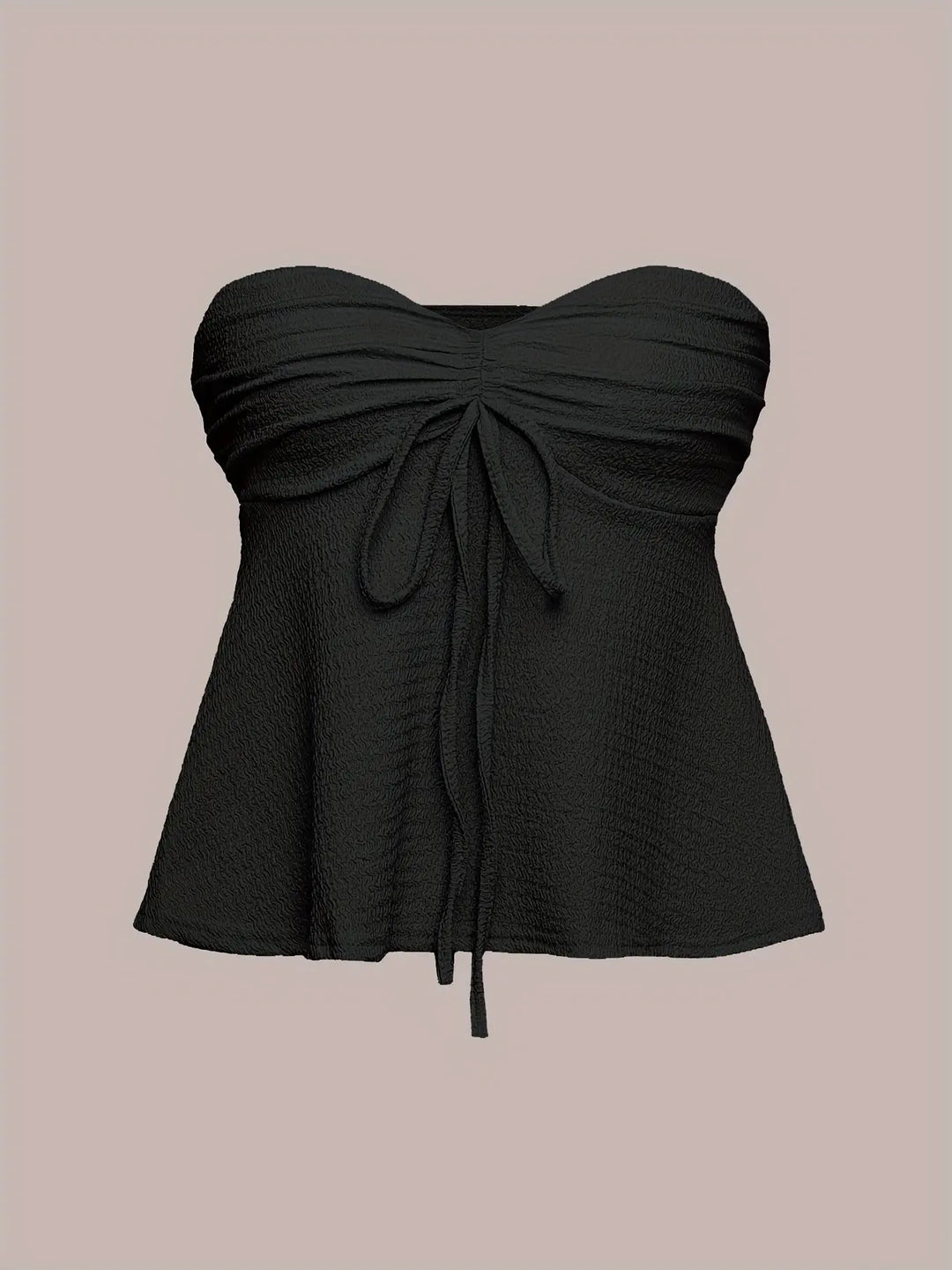 Top Bandeau Elegancia Profesional: Confort Adaptativo y Estilo Versátil.