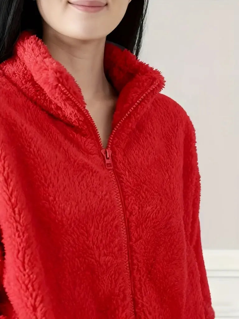 Chaqueta Polar Femenina Médica Premium.