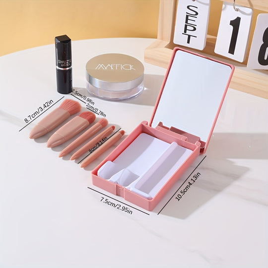 Mini Kit Brochas Premium: Elegancia Compacta para la Profesional de la Salud.