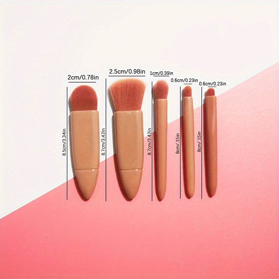 Mini Kit Brochas Premium: Elegancia Compacta para la Profesional de la Salud.