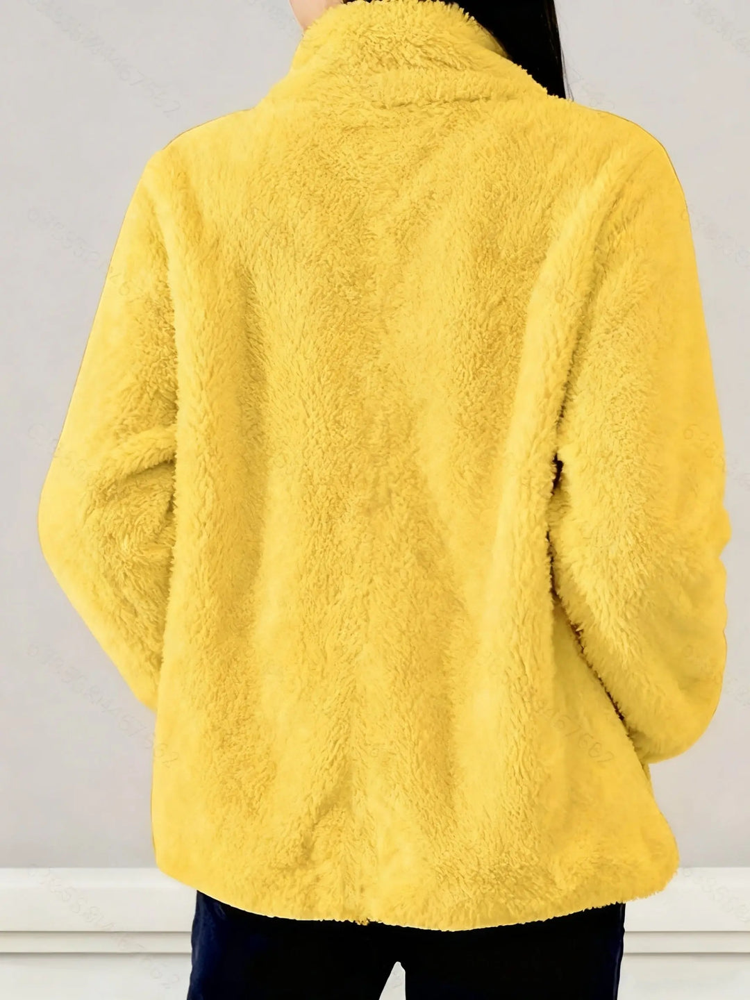 Primer plano tejido polar suave