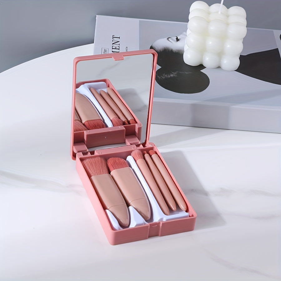 Mini Kit Brochas Premium: Elegancia Compacta para la Profesional de la Salud.
