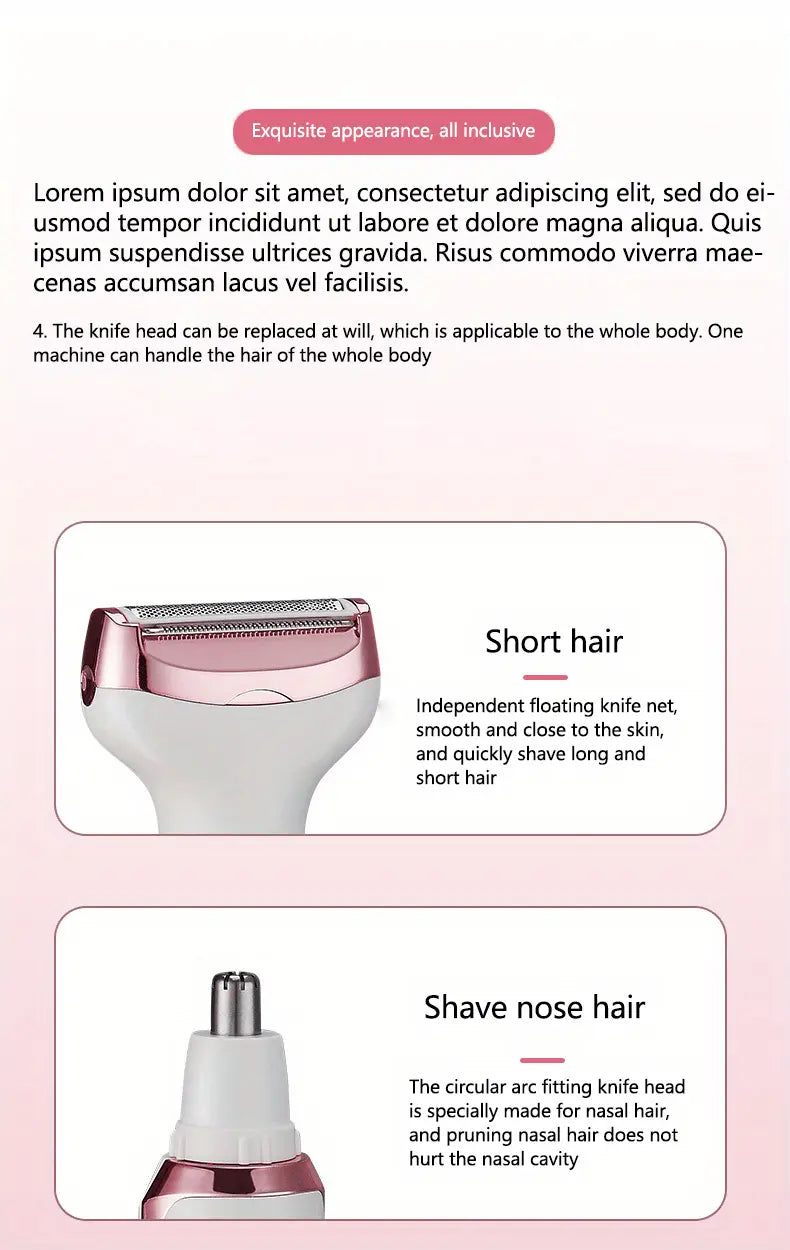 ElegancePro: Precisión Experta, Cuidado 4 en 1 para tu Bienestar Profesional.