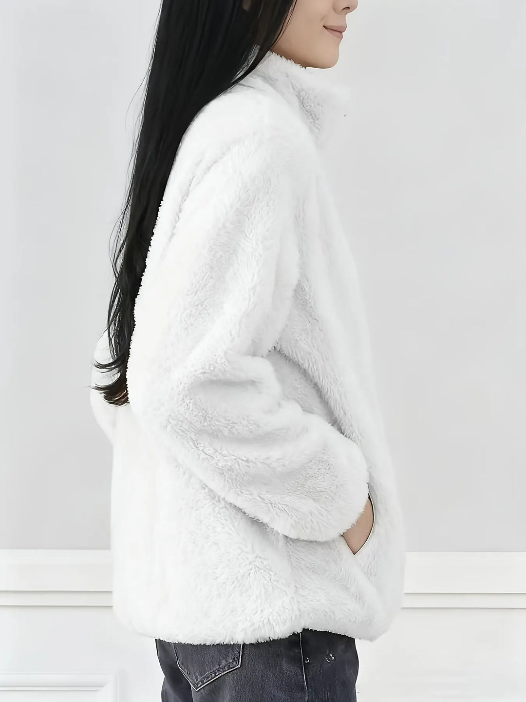 Textura suave vellón cálido calidad