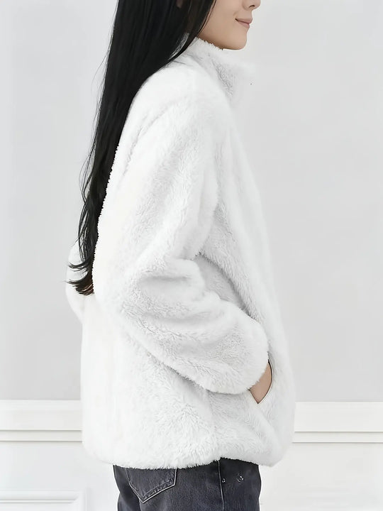 Textura suave vellón cálido calidad