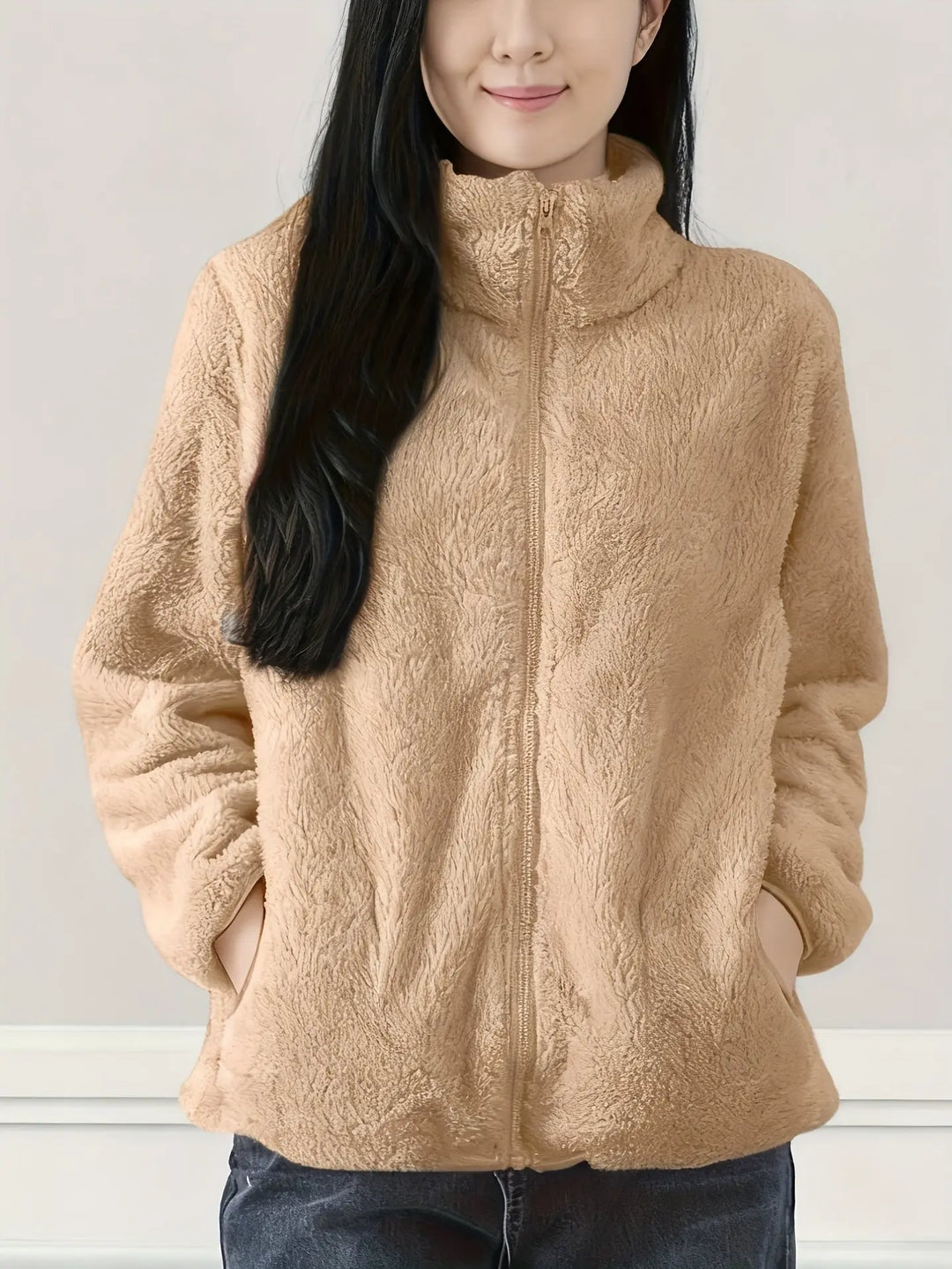 Chaqueta Polar Femenina Médica Premium.