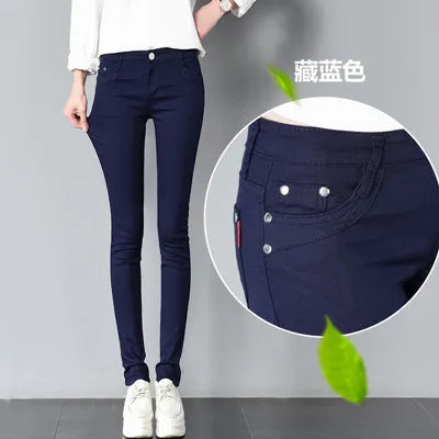 Pantalones blancos para mujer de algodón, elásticos y elegantes | MedSurgery Store