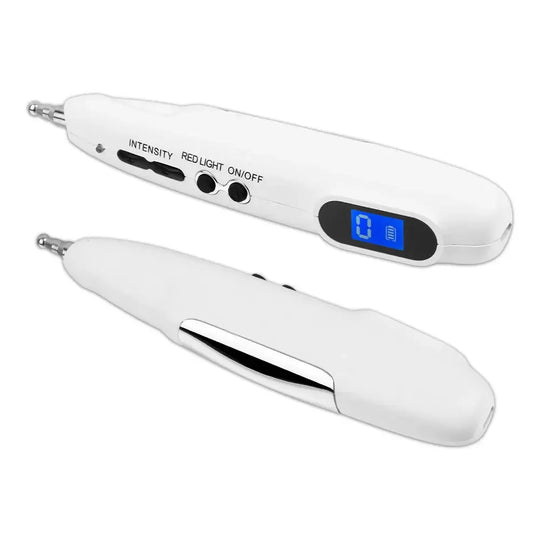 Punta fina metálica pluma acupuntura.