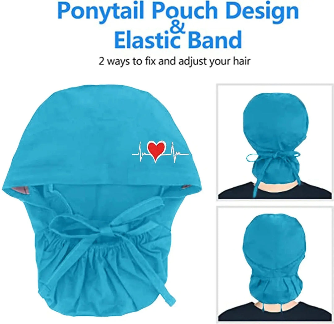 Tejido premium gorro quirúrgico detalle