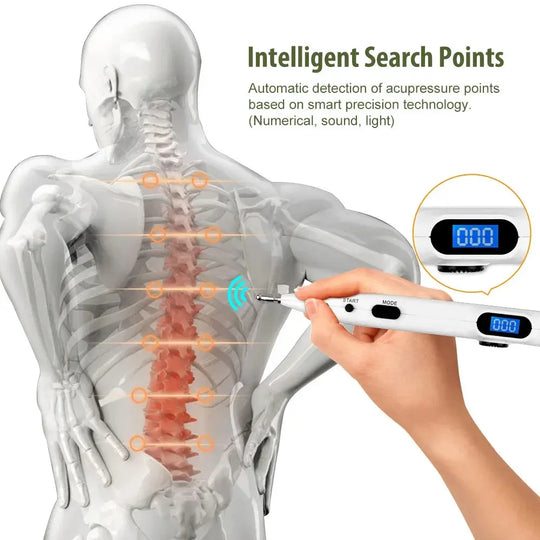 Pluma de Acupuntura Élite: Bienestar & Alivio Sofisticado para Profesionales.