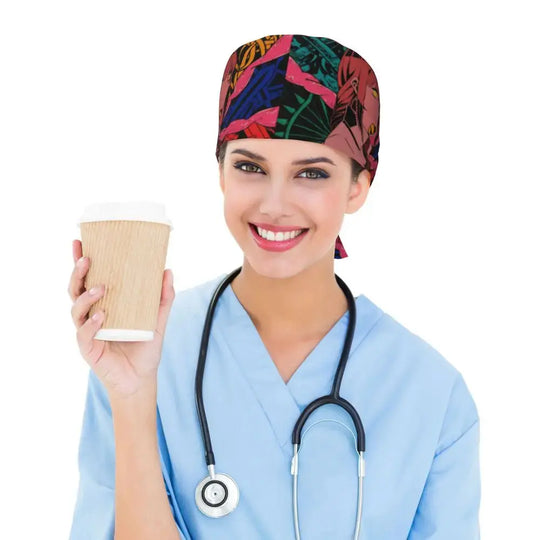 Estampado anime gorro médico