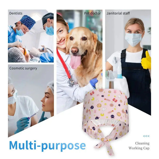 Gorro quirúrgico premium estampado estelar