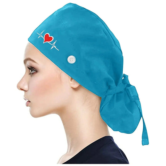 Detalle tela premium gorro sanitario