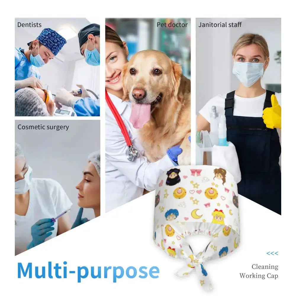 Gorro Quirúrgico Usagi Tsukino Premium: Estilo, Confort y Rendimiento Profesional.