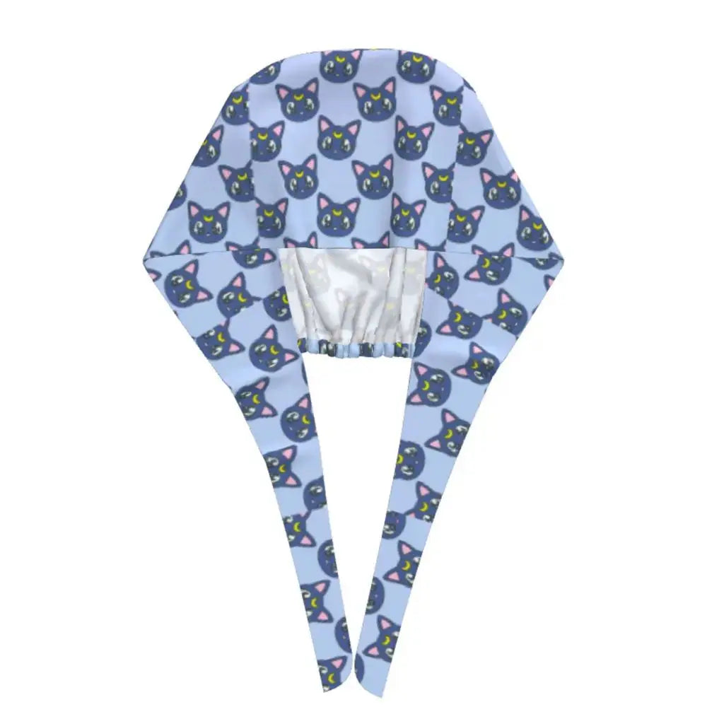 Estampado lunar gorro médico premium.