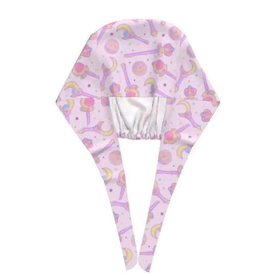 Detalle estampado celestial gorro profesional