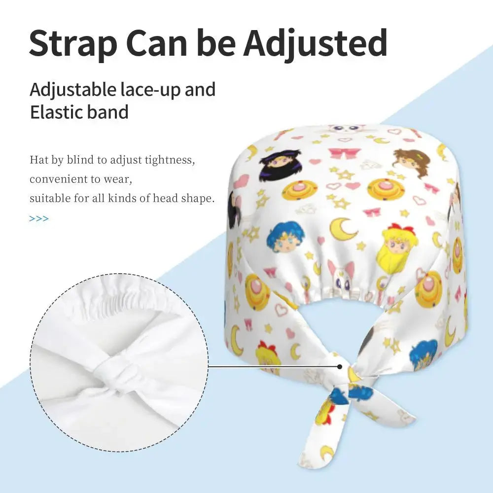 Gorro Quirúrgico Usagi Tsukino Premium: Estilo, Confort y Rendimiento Profesional.