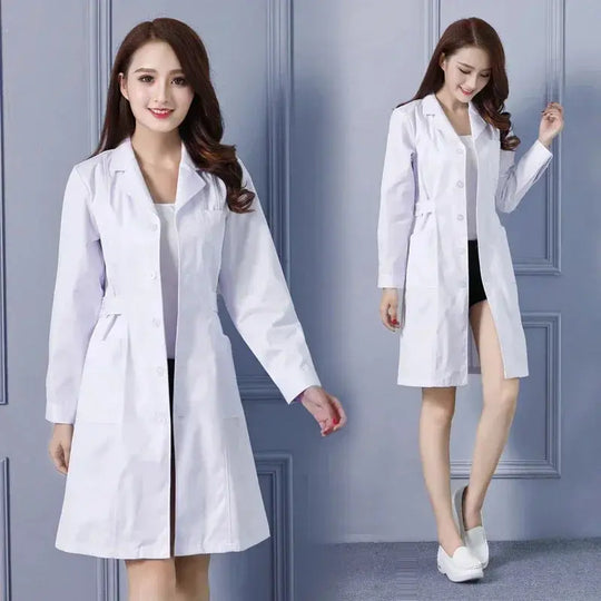 Bata Médica Femenina Premium: Eleva tu Estilo Profesional y Confort en Cada Turno..