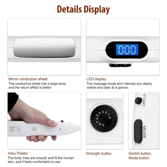 Pluma de Acupuntura Élite: Bienestar & Alivio Sofisticado para Profesionales.