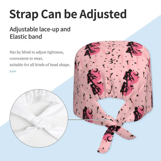 Gorro quirúrgico estrellas lunas premium