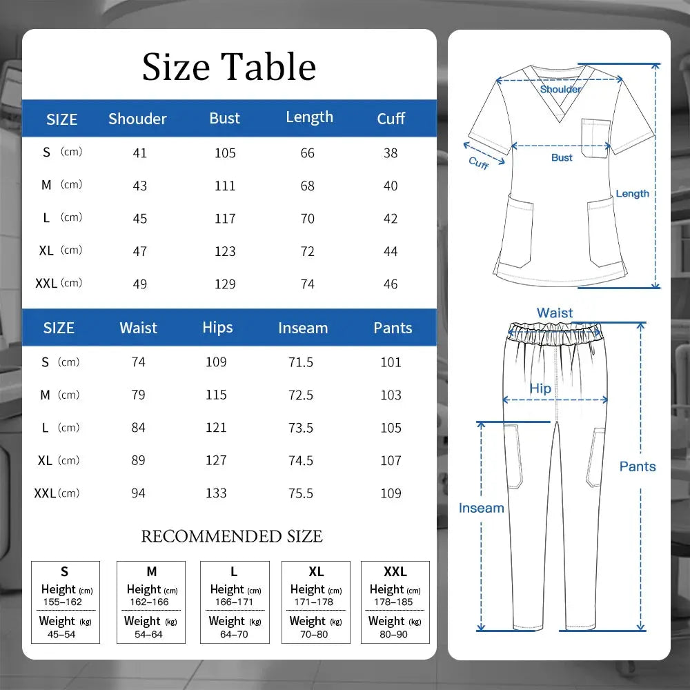 Scrub Médico Femenino Premium: Confort Ergonómico y Estilo Profesional Superior.