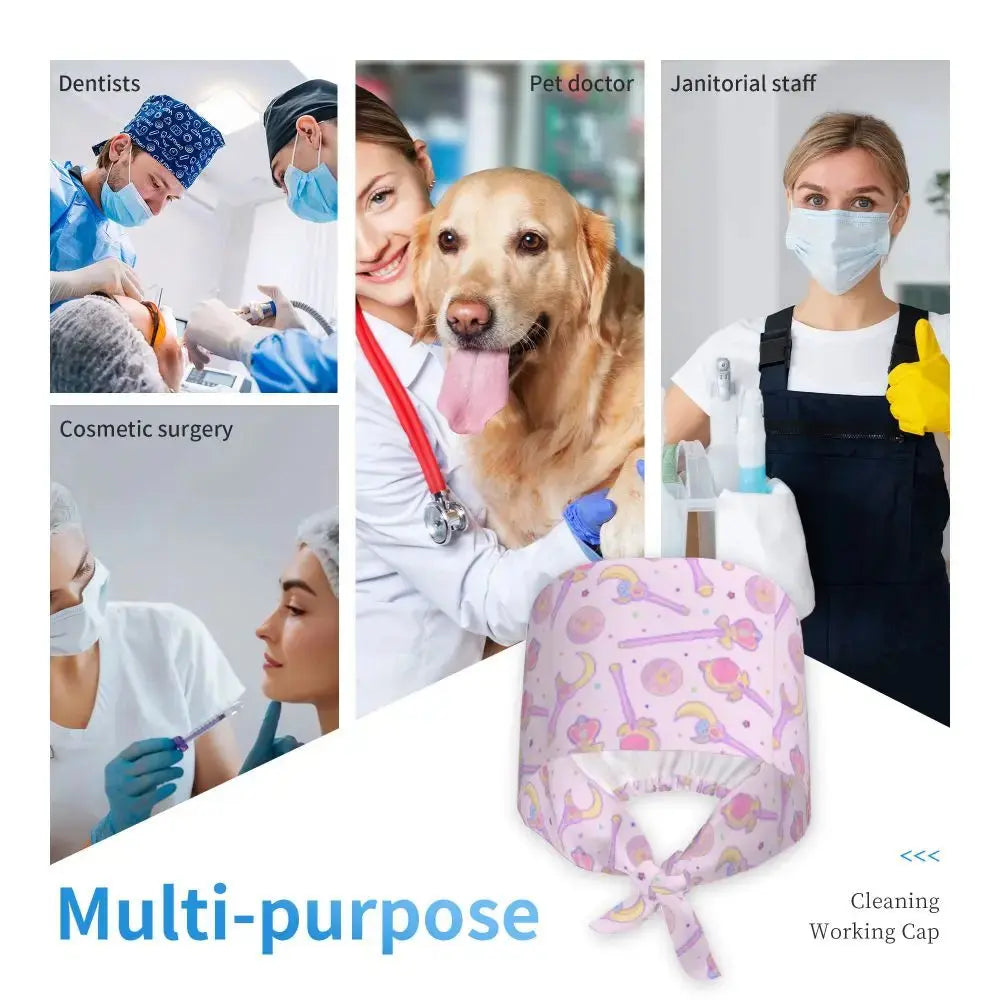 Patrón estrellas lunas gorro premium.