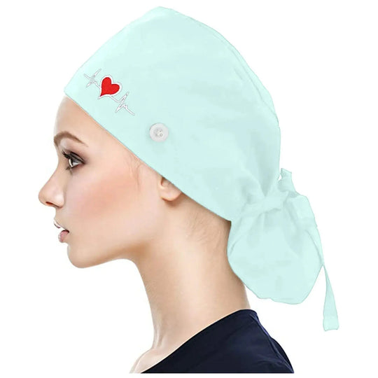 Ajuste ergonómico gorro quirúrgico mujer