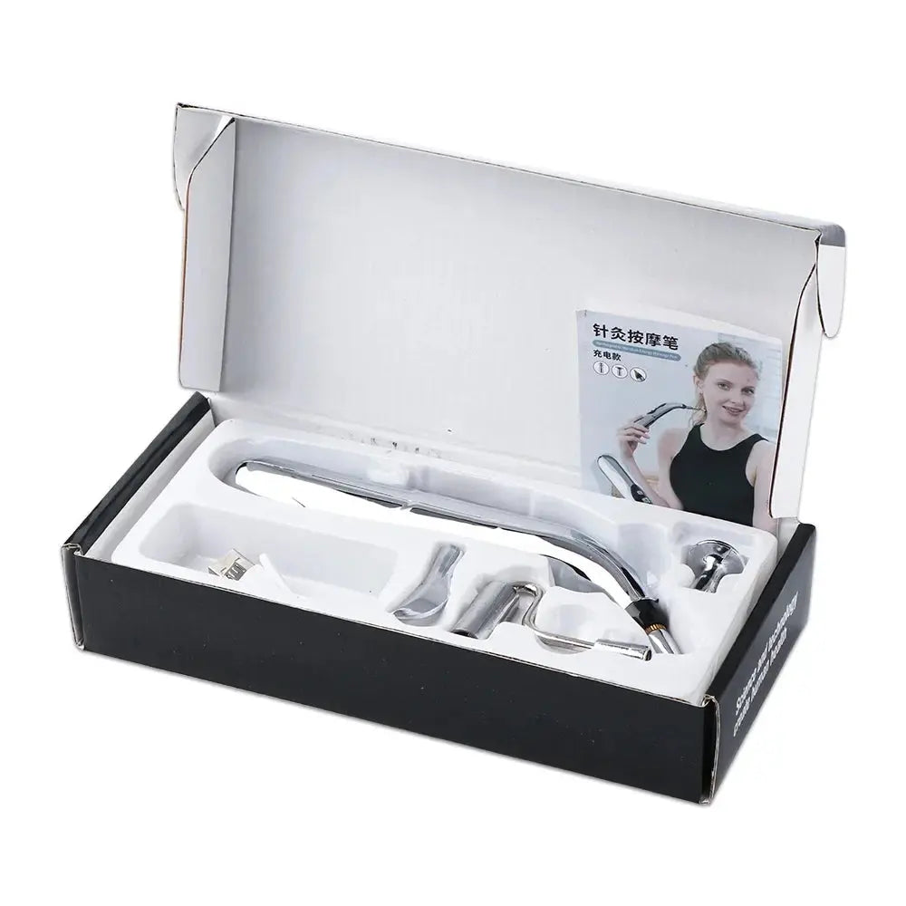 Punta pluma acupuntura precisión metálica