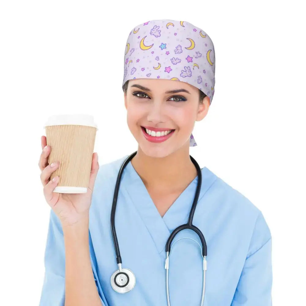 Detalle estampado estelar tela quirúrgica