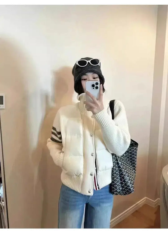 Acolchado plumón blanco premium