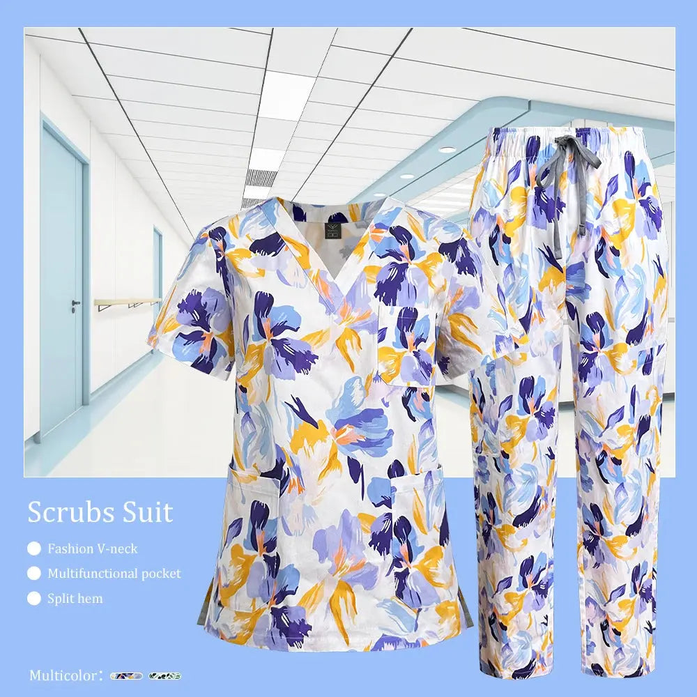 Scrub Médico Femenino Premium: Confort Ergonómico y Estilo Profesional Superior.