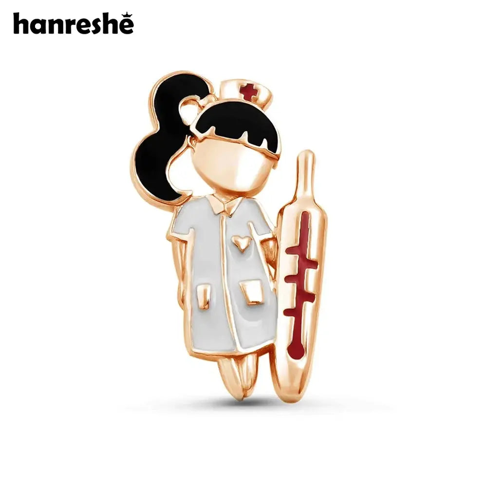 Pin Esmaltado de Vocación: Estilo Profesional y Confort en Turno.