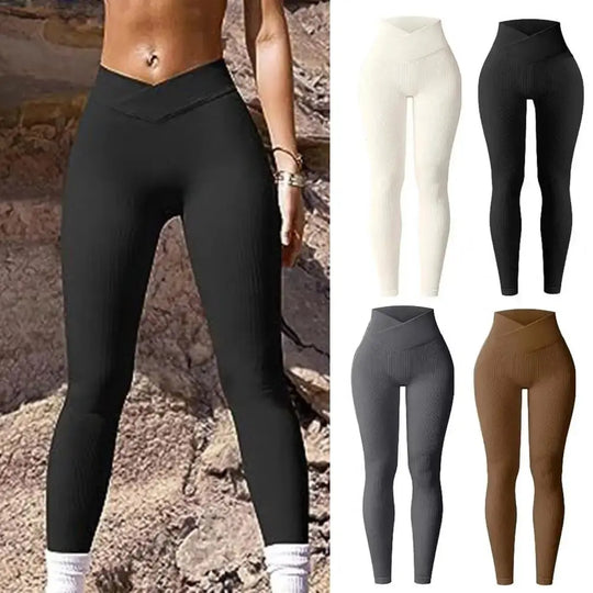 Leggings Élite Acanalados Seamless: Confort & Estilo Profesional sin Límites.