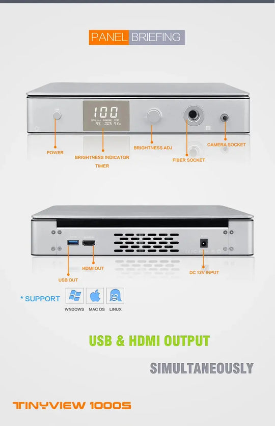 Medeasy Full HD: Endoscopio Médico de Precisión. Vanguardia y Elegancia para Expertos.