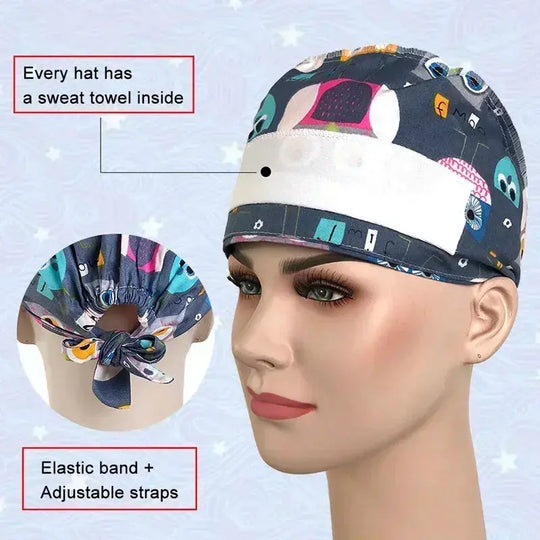 MedSurgery: Gorros Quirúrgicos Florales Premium.