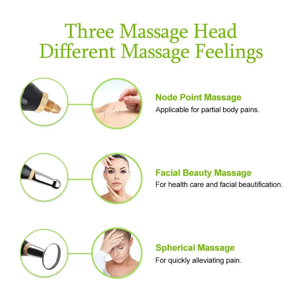 Punta pluma acupuntura, precisión milimétrica.