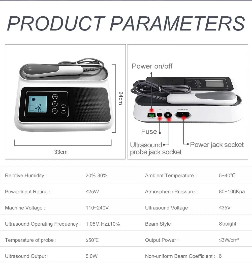Máquina Ultrasonido GYCS01: Bienestar Profesional, Estilo Inigualable.