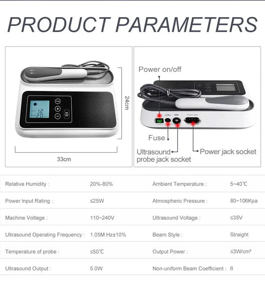 Máquina Ultrasonido GYCS01: Bienestar Profesional, Estilo Inigualable.