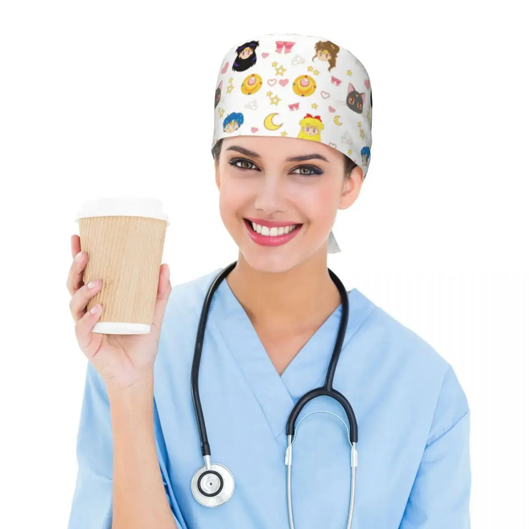 Gorro Quirúrgico Usagi Tsukino Premium: Estilo, Confort y Rendimiento Profesional.