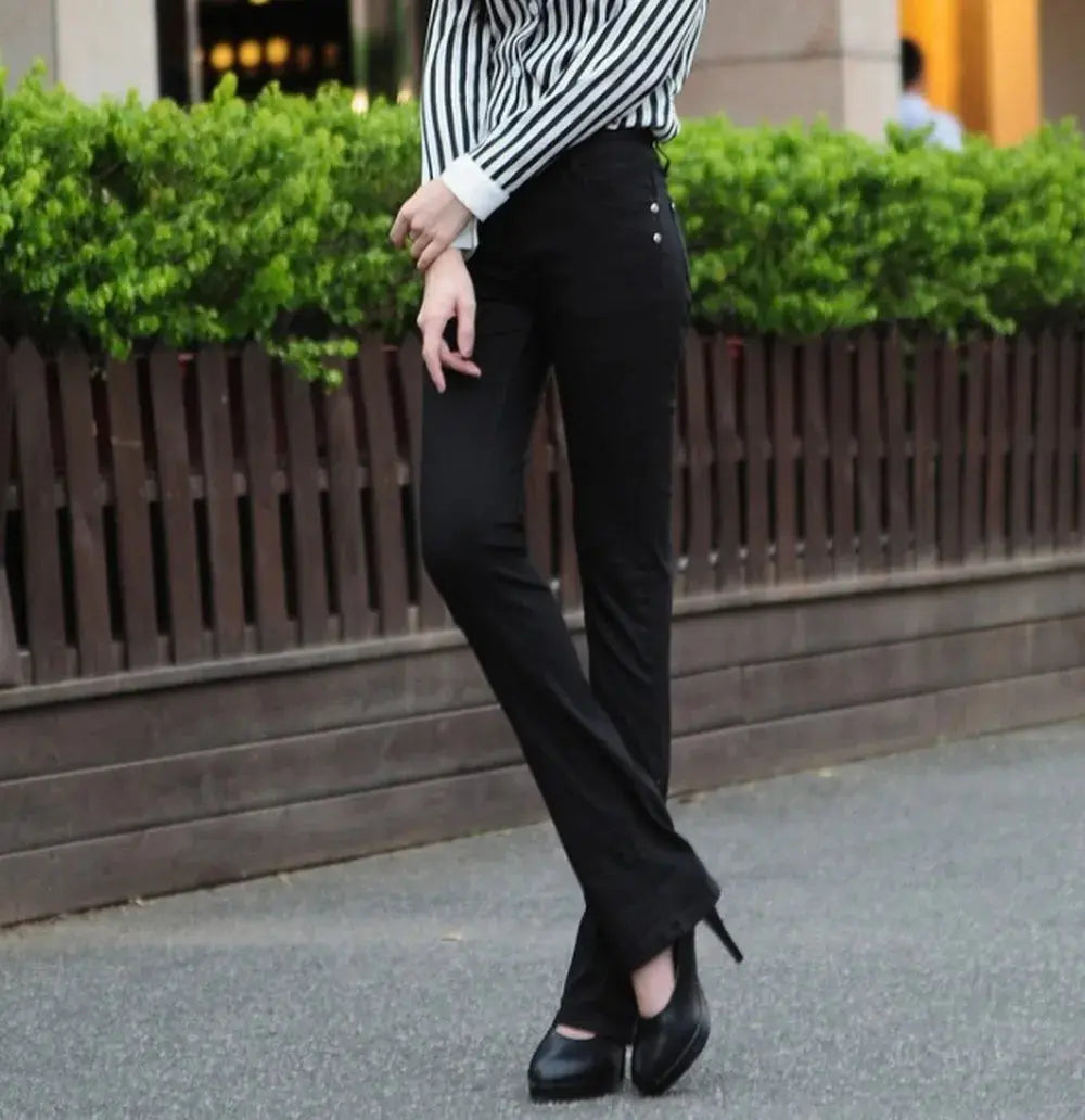 Tejido elástico confort pantalón enfermera