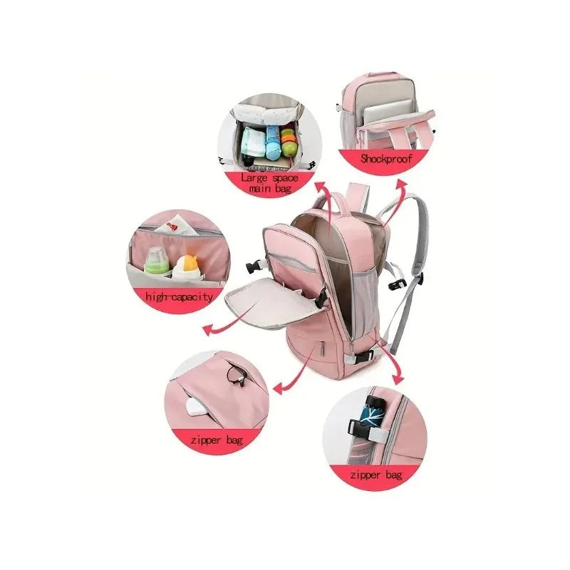 Mochila Esencia Pro: Elegancia y Eficiencia para la Profesional de la Salud.