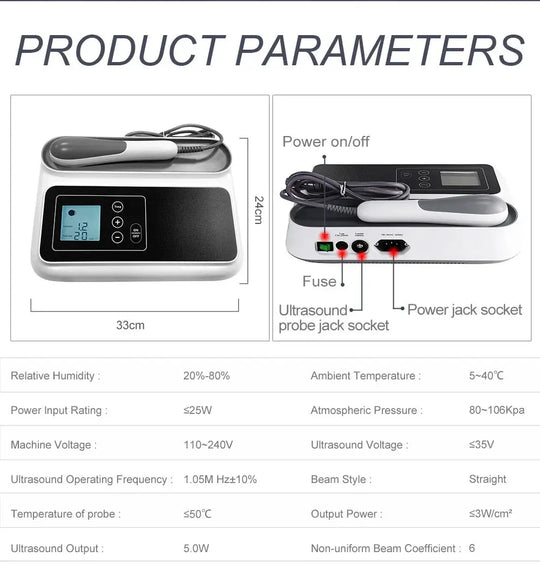 Máquina Ultrasonido GYCS01: Bienestar Profesional, Estilo Inigualable.