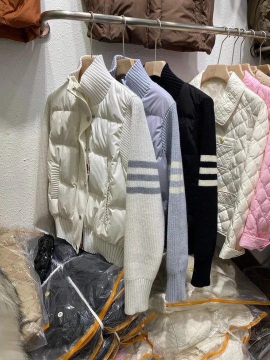 Chaqueta Plumón Blanca MedSurgery Premium: Calidez Superior y Estilo Profesional Elegante.