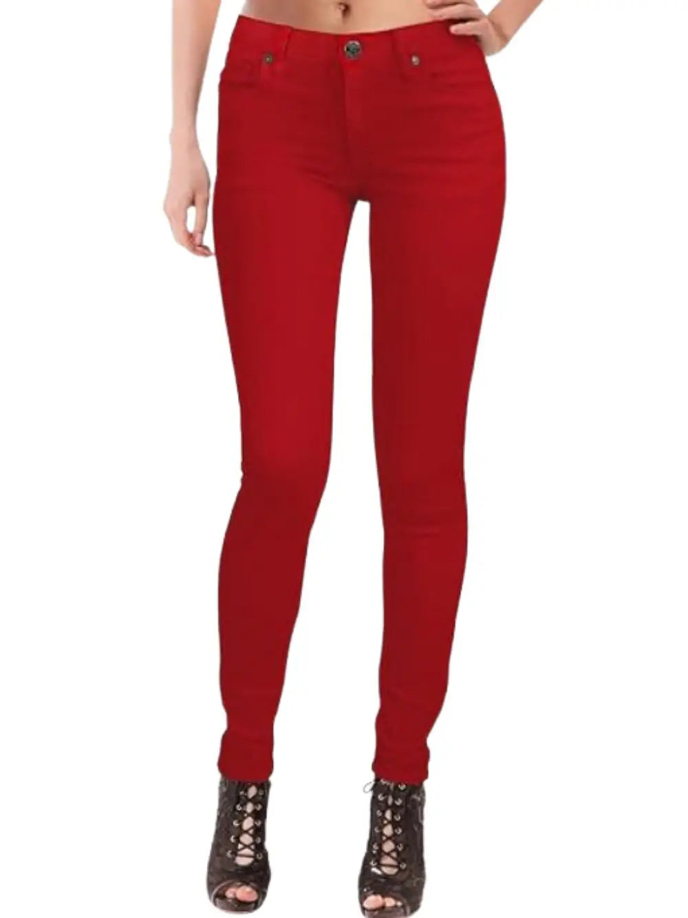 Jeans Blancos Elásticos Premium para Mujer Profesional del Área de la Salud.