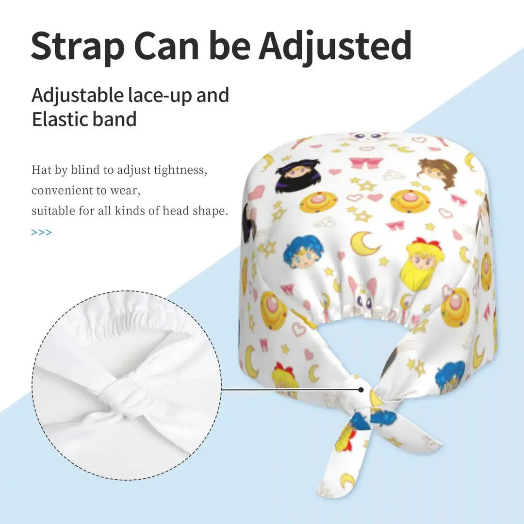 Gorro Quirúrgico Usagi Tsukino Premium: Estilo, Confort y Rendimiento Profesional.