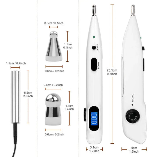 Pluma de Acupuntura Élite: Bienestar & Alivio Sofisticado para Profesionales.