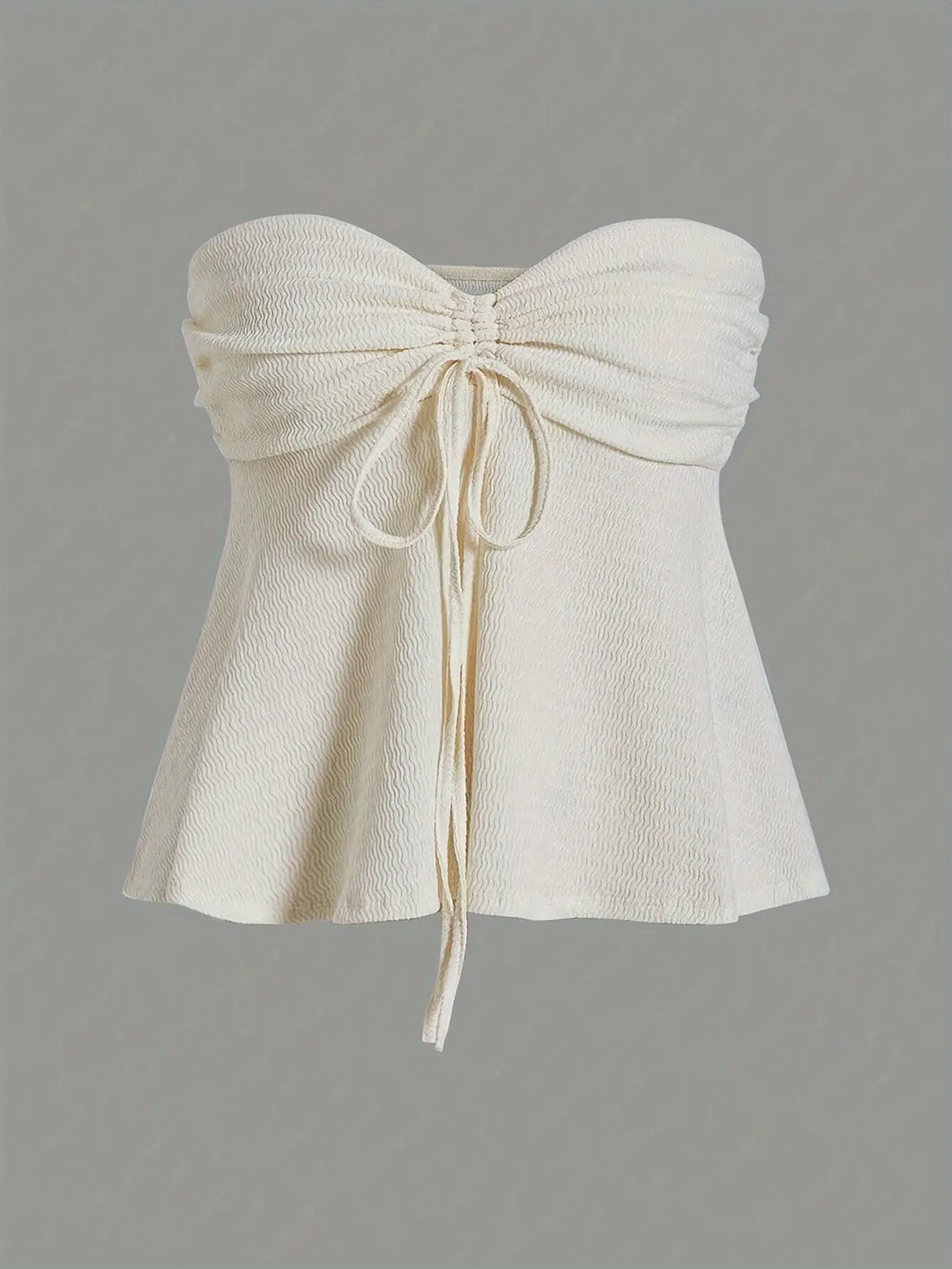 Top Bandeau Elegancia Profesional: Confort Adaptativo y Estilo Versátil.