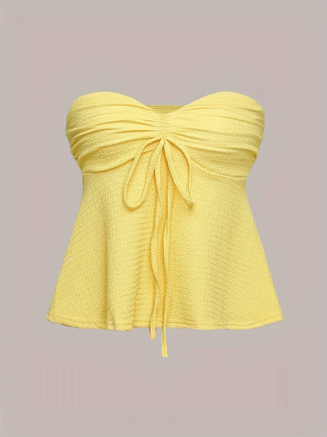 Top Bandeau Elegancia Profesional: Confort Adaptativo y Estilo Versátil.