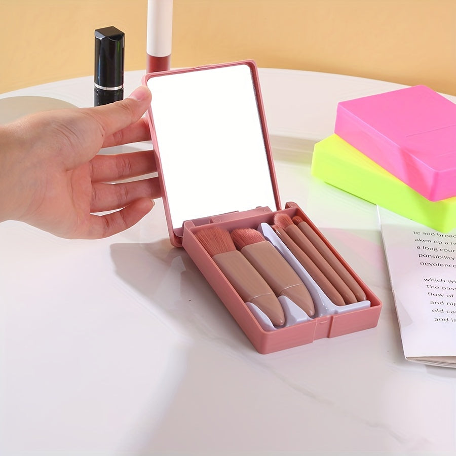 Mini Kit Brochas Premium: Elegancia Compacta para la Profesional de la Salud.